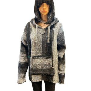 (5 for $25) Gray Baja Hoodie size Medium/Large